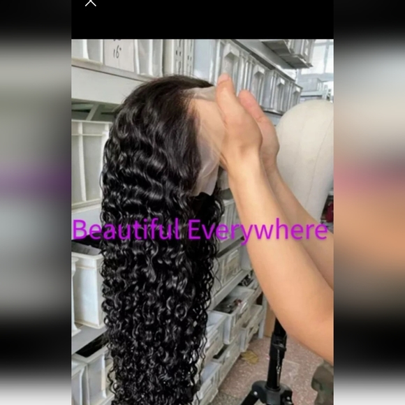 Human Hair Lace Frontal Wig - Picture 6 of 6